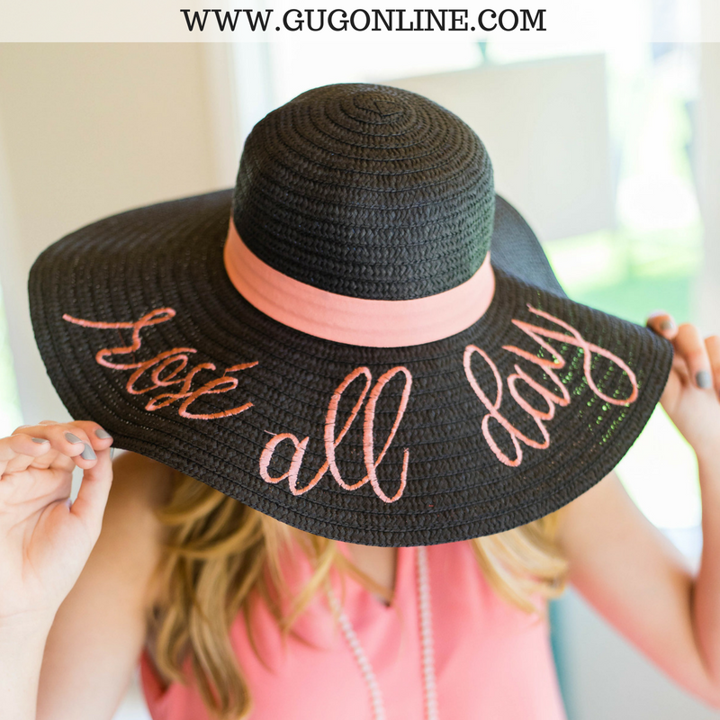 Rose floppy hat on sale
