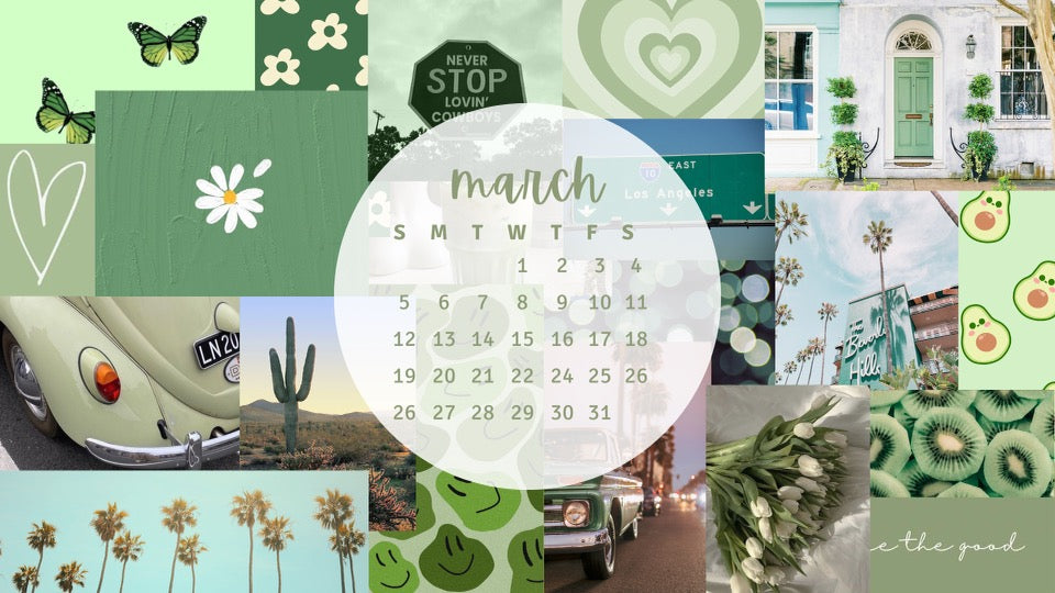 Free March Phone + Laptop Background