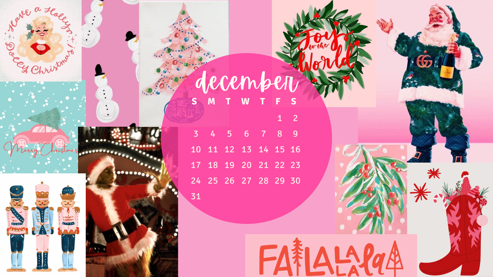 Free Downloadable December Desktop Screen Saver