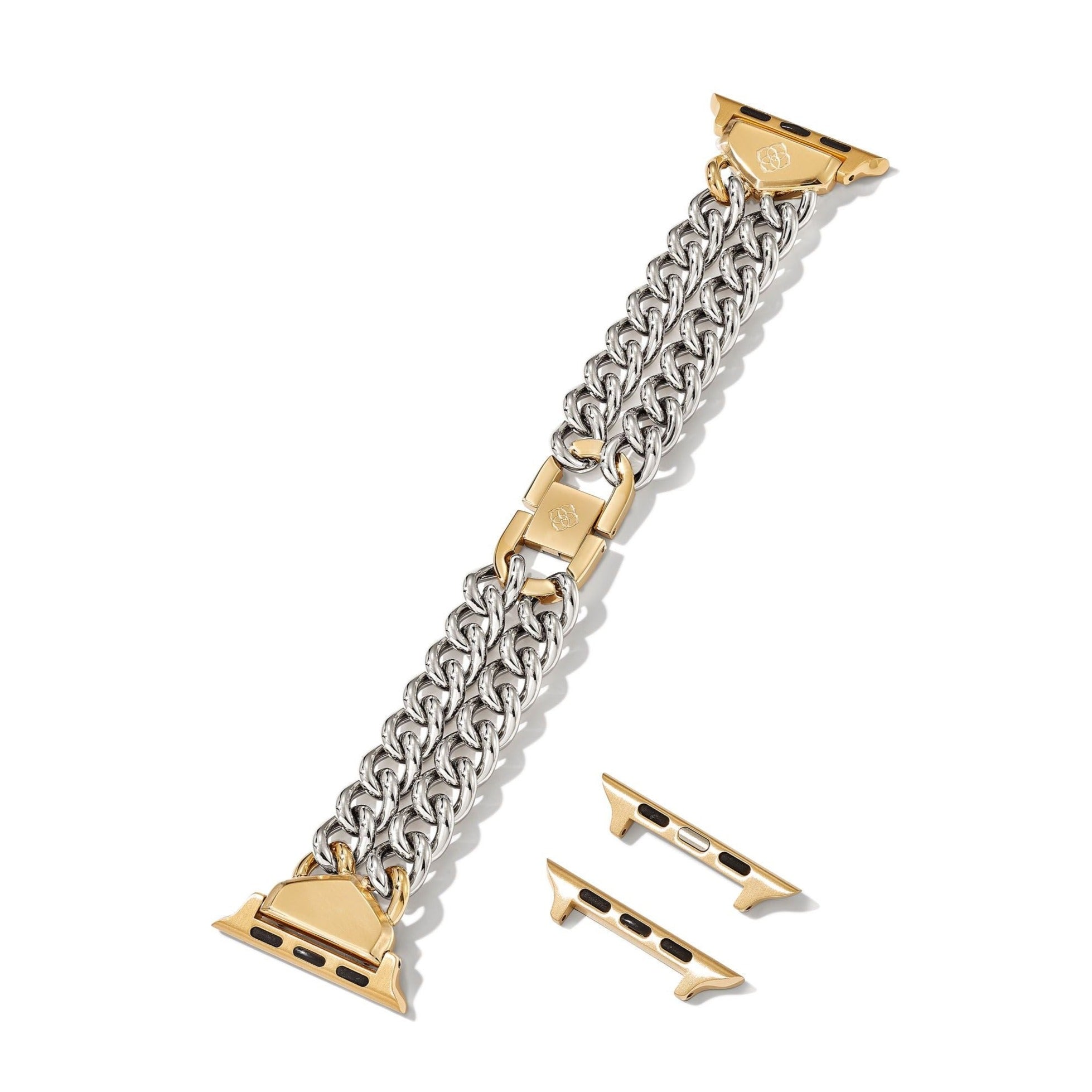 Kendra Scott | Whitley Double Chain Watch Band in Two Tone Stainless Steel