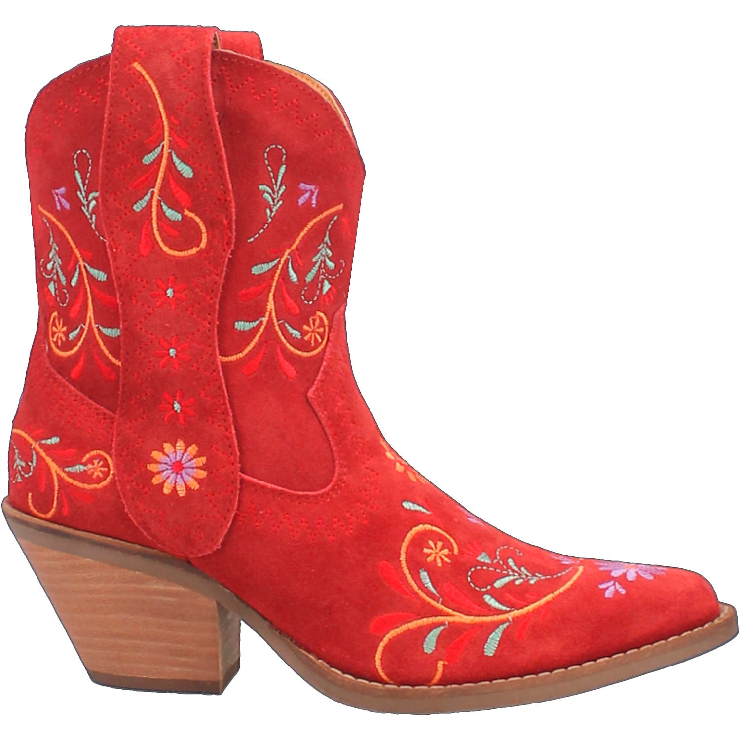 Online Exclusive | Dingo | Sugar Bug Leather Bootie in Red  **PREORDER - Giddy Up Glamour Boutique