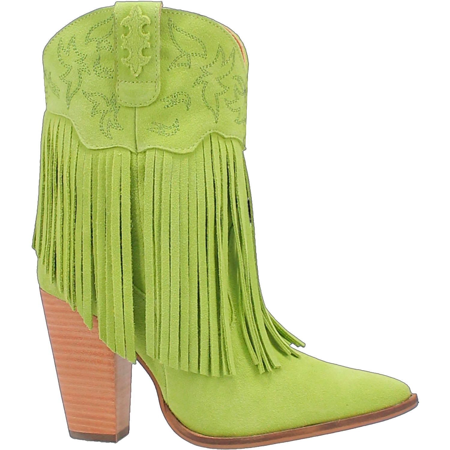 Online Exclusive | Dingo | Crazy Train Cowboy Boots in Lime**PREORDER
