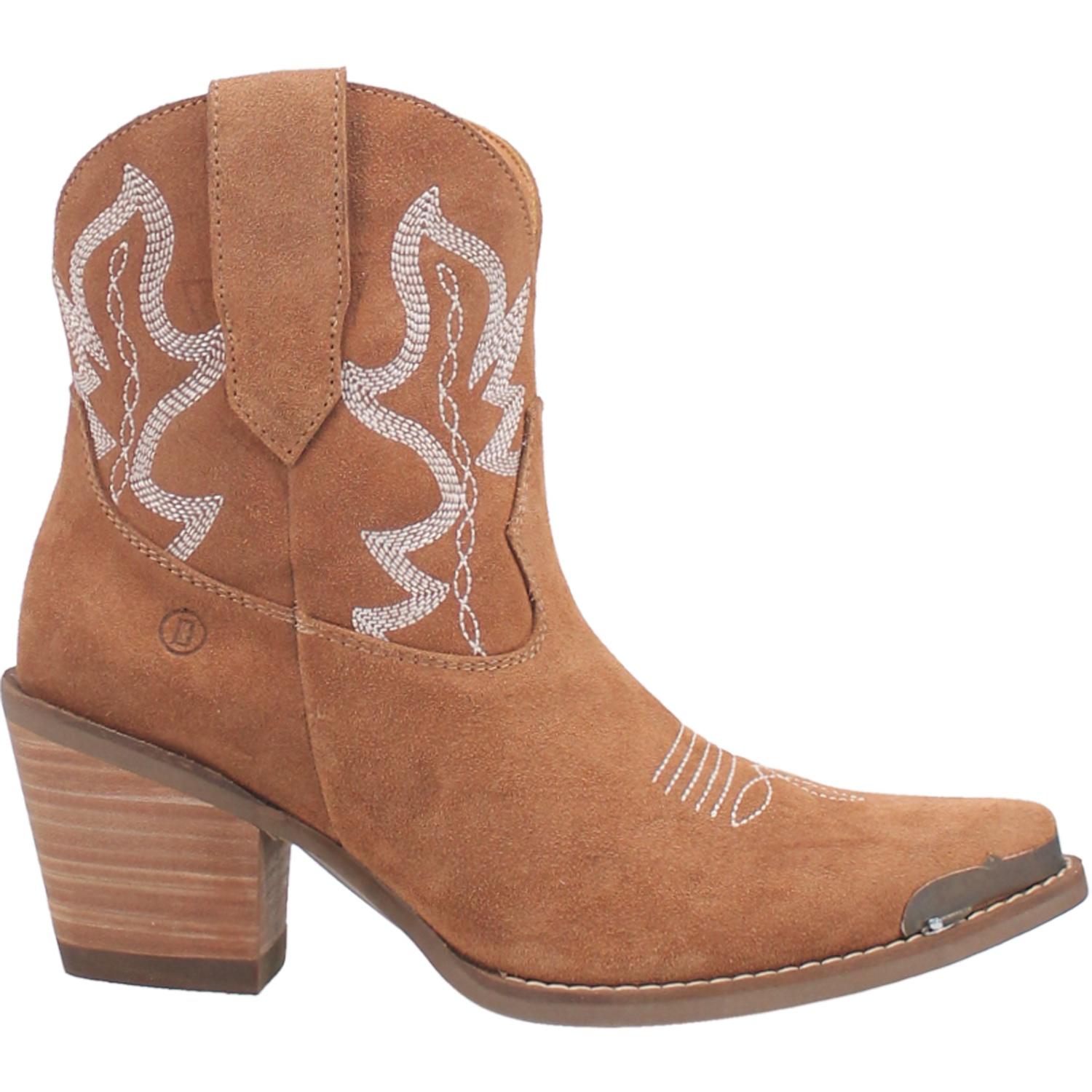 Online Exclusive | Dingo | Joy Ride Leather Bootie in Tan  **PREORDER - Giddy Up Glamour Boutique