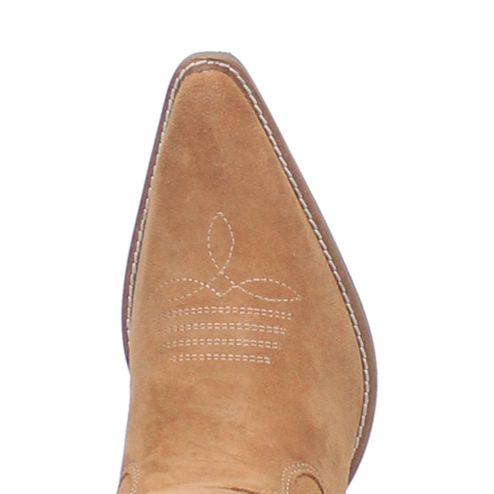 Online Exclusive | Dingo | Thunder Road Suede Leather Cowboy Boots in Camel Brown **PREORDER - Giddy Up Glamour Boutique