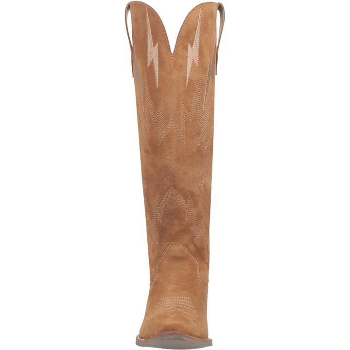 Online Exclusive | Dingo | Thunder Road Suede Leather Cowboy Boots in Camel Brown **PREORDER - Giddy Up Glamour Boutique
