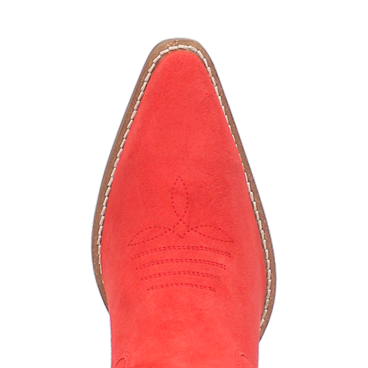 Online Exclusive | Dingo | Thunder Road Suede Leather Cowboy Boots in Red **PREORDER - Giddy Up Glamour Boutique