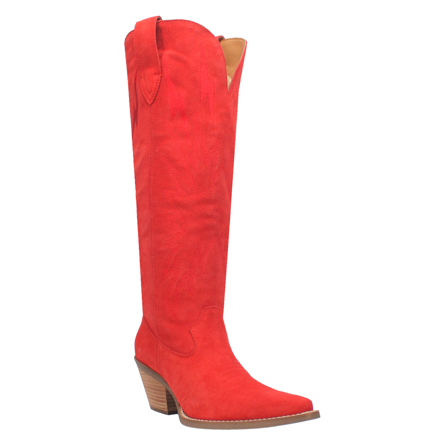 Online Exclusive | Dingo | Thunder Road Suede Leather Cowboy Boots in Red **PREORDER - Giddy Up Glamour Boutique
