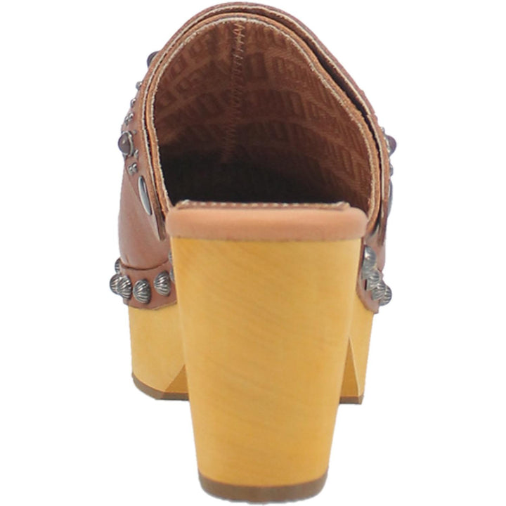 Online Exclusive | Dingo | Deadwood Leather Clog Heels in Tan **PREORDER - Giddy Up Glamour Boutique