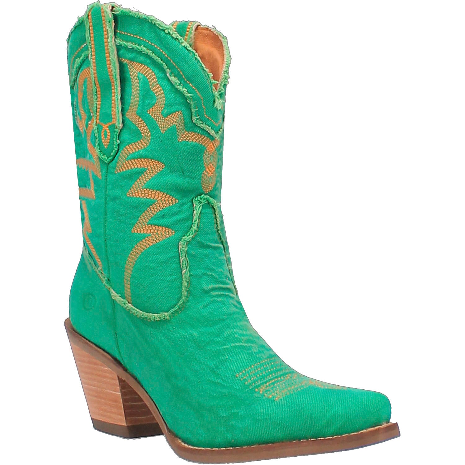 Online Exclusive | Dingo | Y'all Need Dolly Cowboy Bootie in Green  **PREORDER
