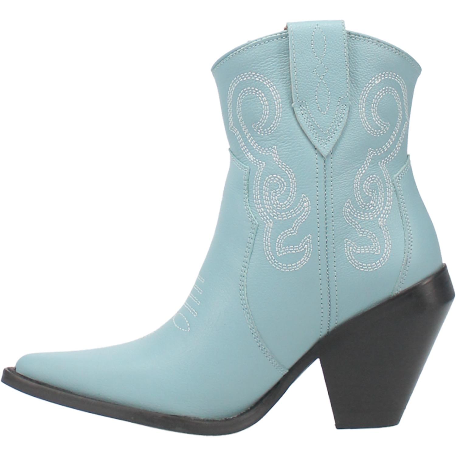 Online Exclusive | Dingo | Pretty N Prissy Leather Bootie in Blue **PREORDER - Giddy Up Glamour Boutique