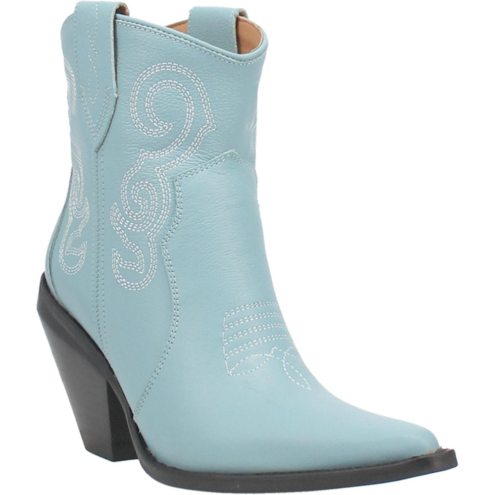 Online Exclusive | Dingo | Pretty N Prissy Leather Bootie in Blue **PREORDER - Giddy Up Glamour Boutique