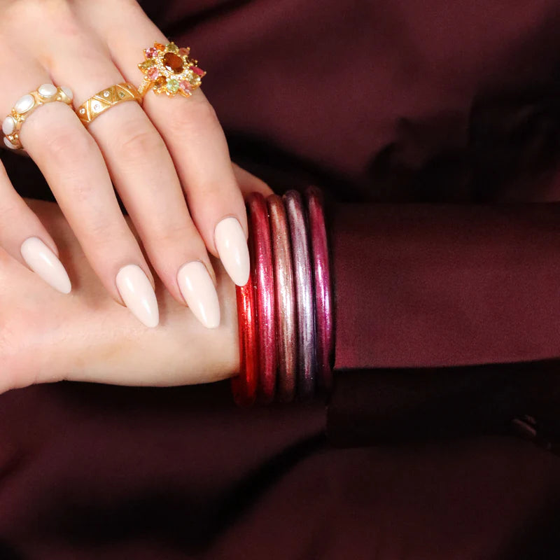 BuDhaGirl | Set of Five | All Weather Bangles Be Mine Stack