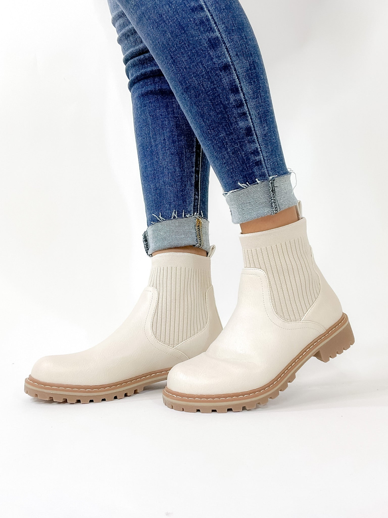 Corky's | Cabin Fever Slip On Booties in Cream - Giddy Up Glamour Boutique