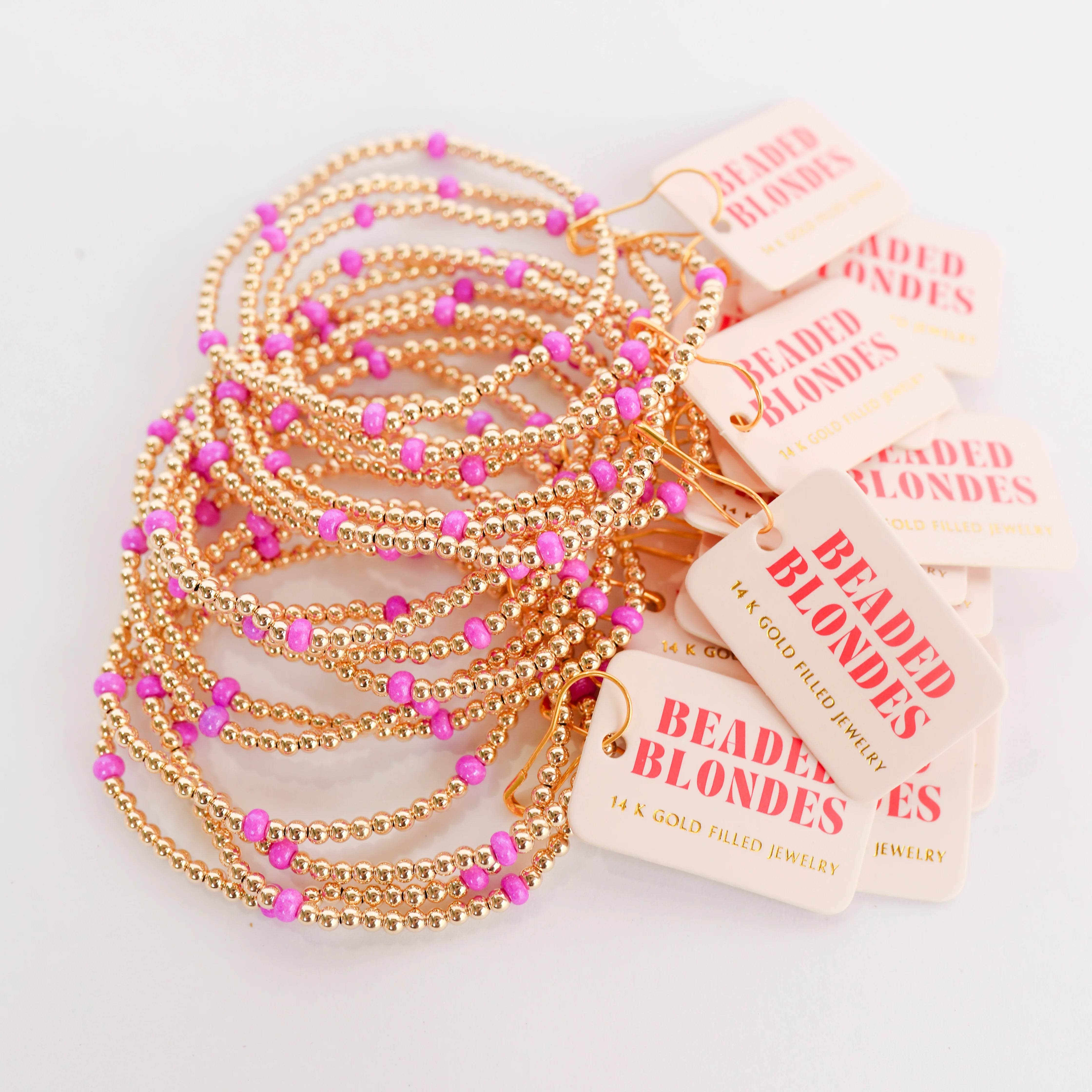 Beaded Blondes | Electric Purple Poppi Bracelet - Giddy Up Glamour Boutique