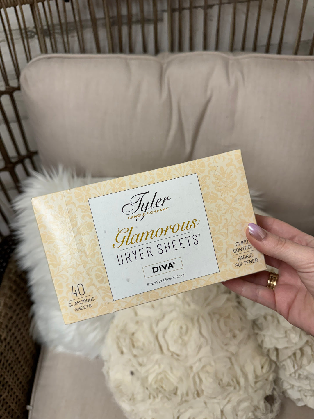 Tyler Candle Company | Glamourous Dryer Sheets | Diva Scent - Giddy Up Glamour Boutique