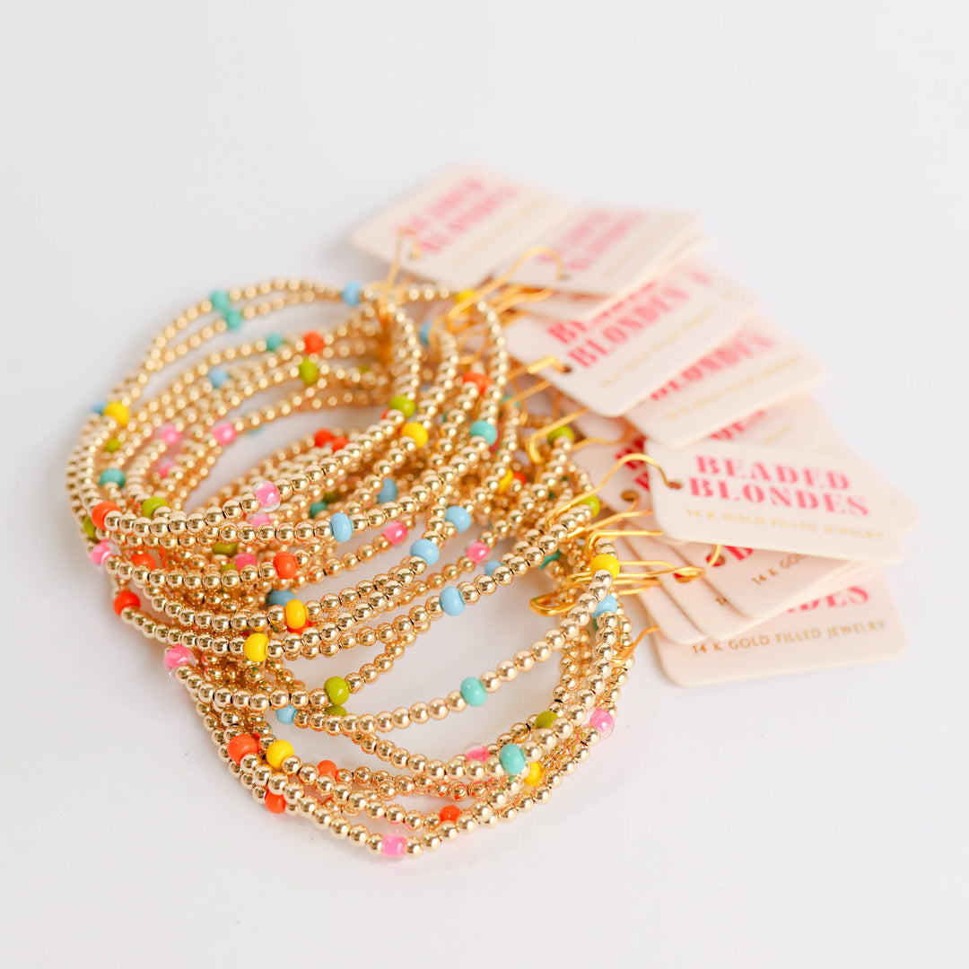 Beaded Blondes | Confetti Poppi Bracelet - Giddy Up Glamour Boutique