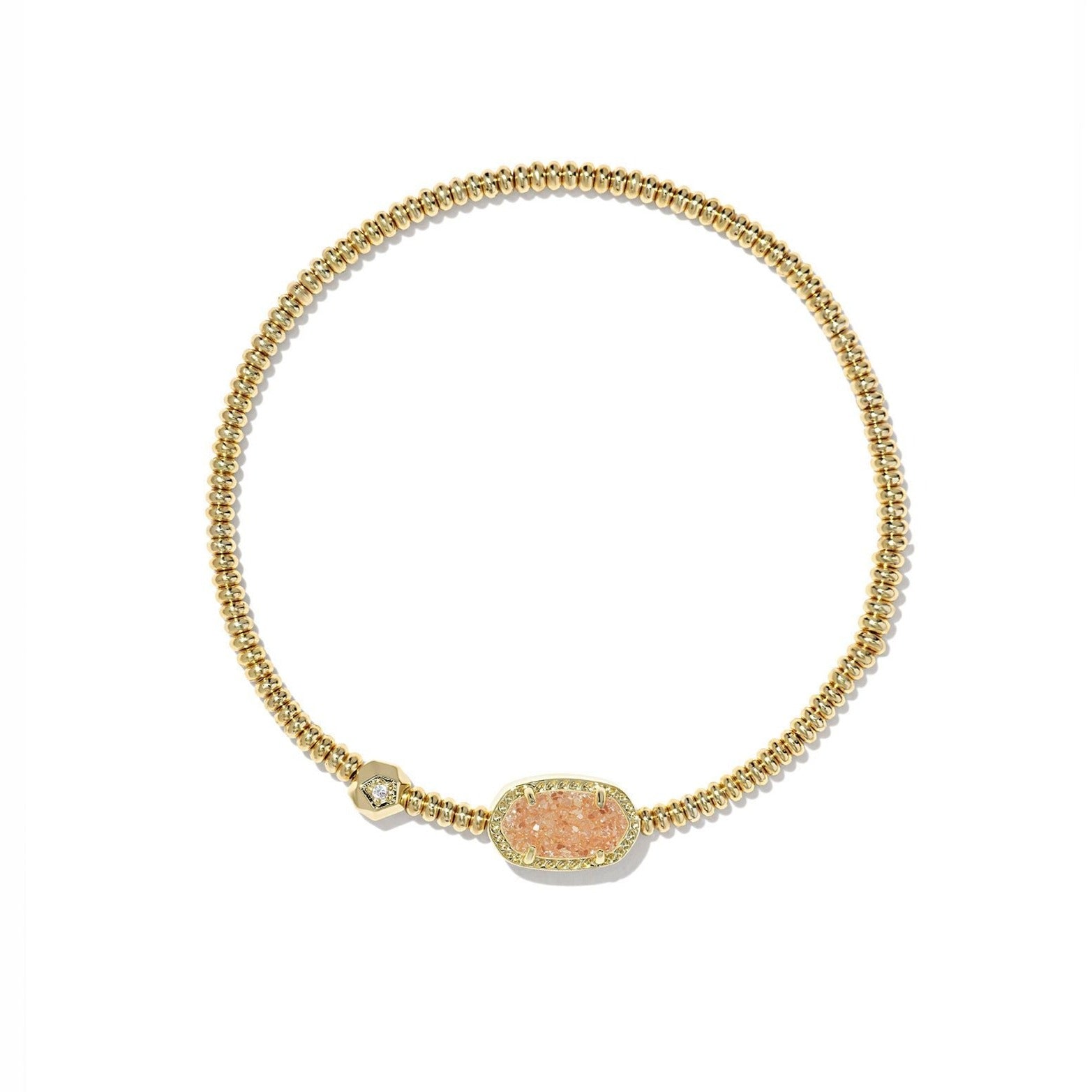 Kendra Scott | Grayson Gold Stretch Bracelet in Sand Drusy