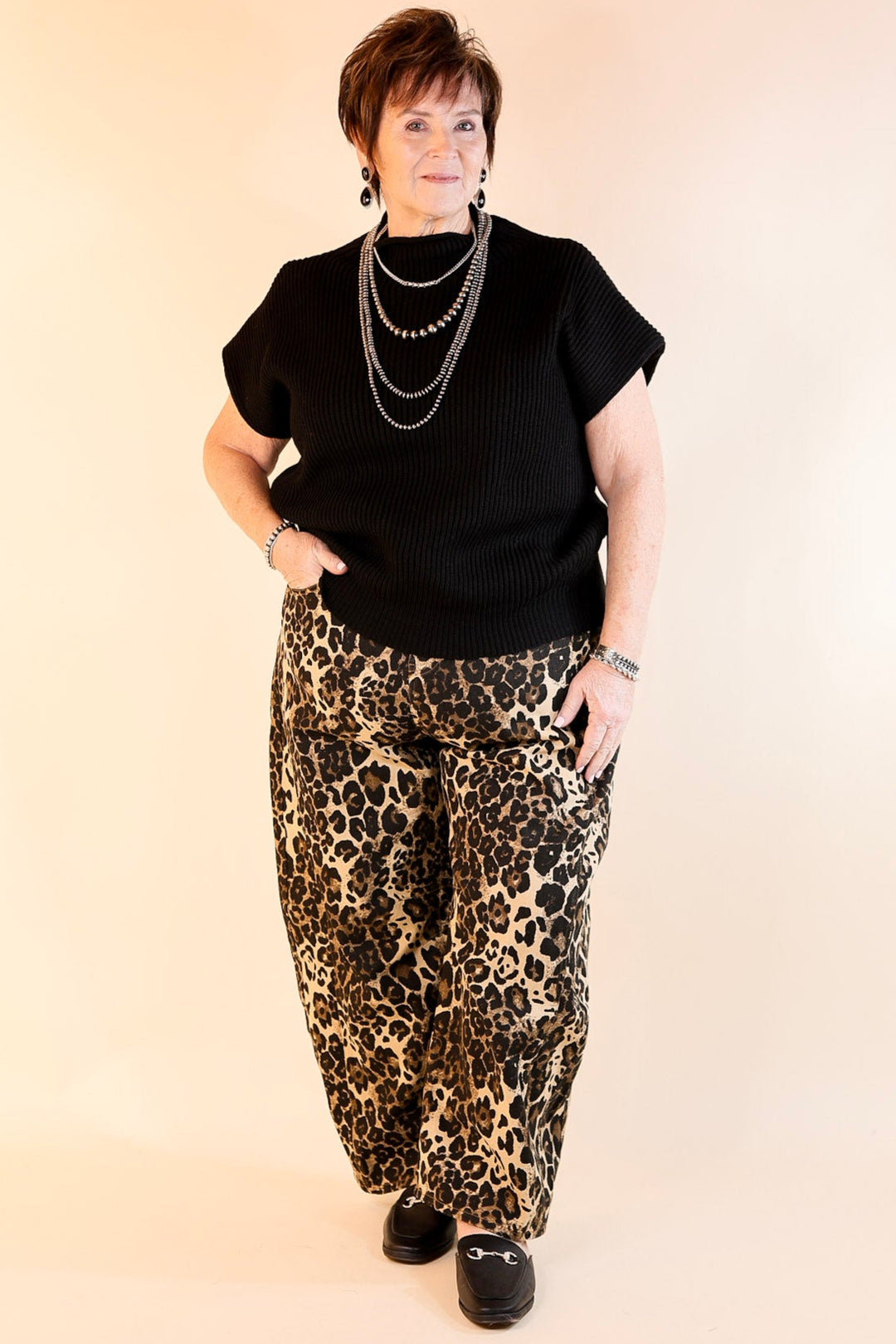 Layer Me Up Cap Sleeve Sweater in Black