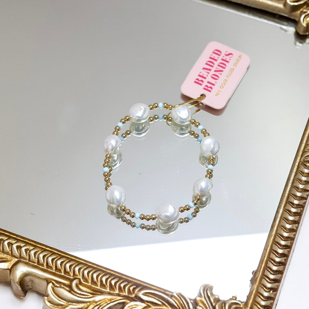 Beaded Blondes | Powder Blue Sadie Bracelet