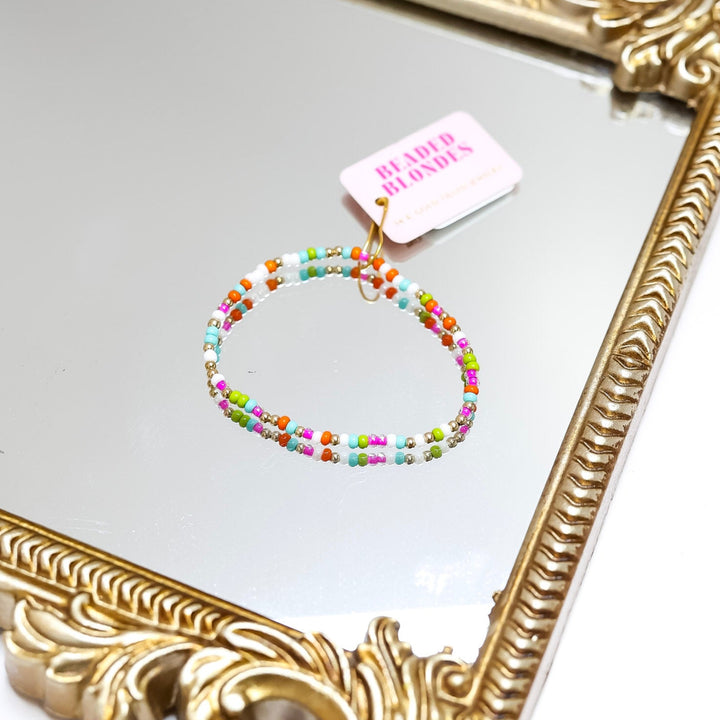 Beaded Blondes | Rainbow Sprinkle Bracelet