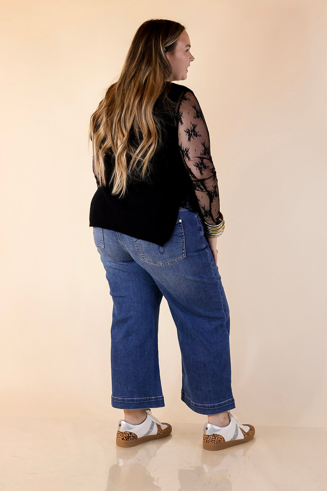 Tied and True Knit Sweater with Side Ties in Black