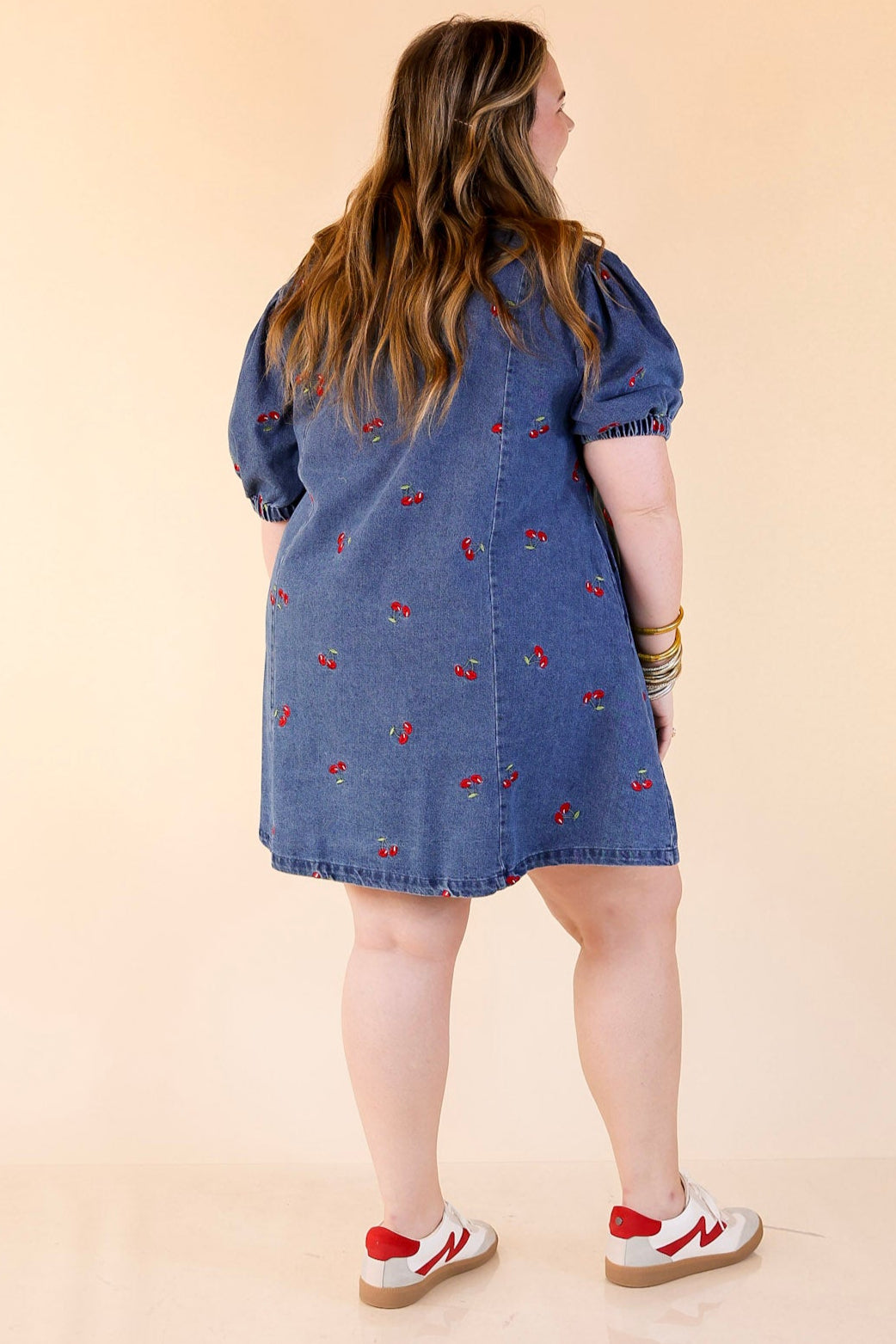 cherry design dress Midnight Cherry Dress Teuta Matoshi