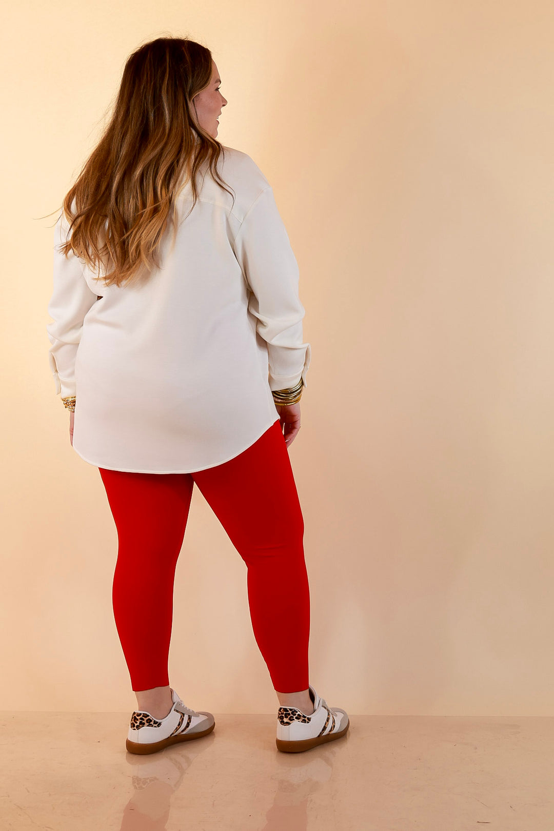 SPANX | Booty Boost® Performance and Shaping 7/8 Leggings in Red