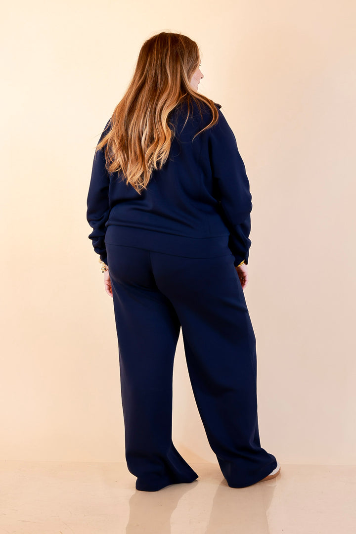 SPANX | AirEssentials Half Zip in Timeless Navy