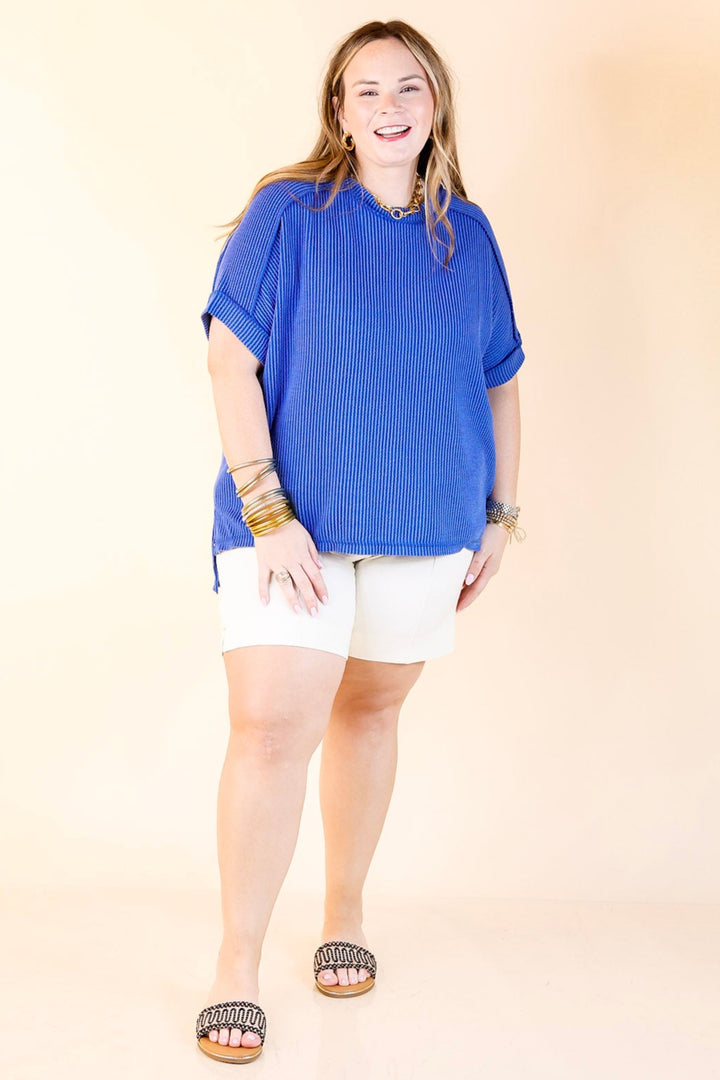 Lyssé | Amanda Stretch Twill Short in Off White