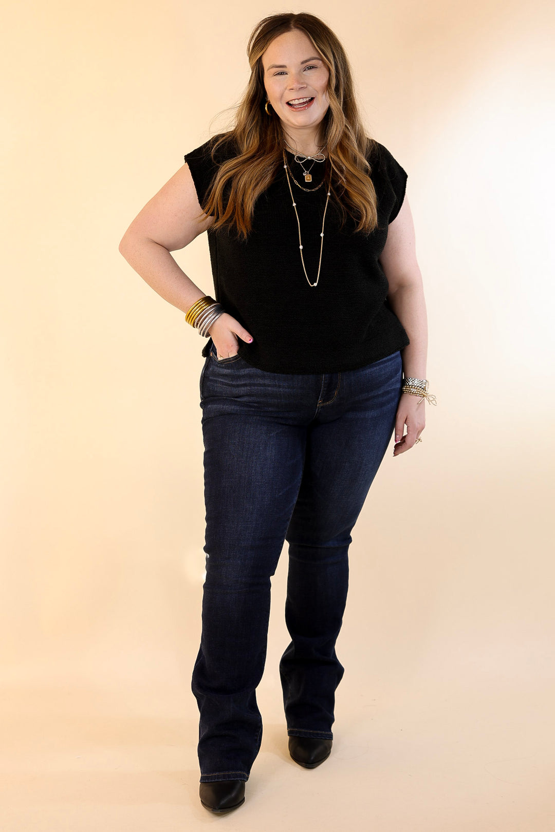 Judy Blue | Daily Essential Bootcut Jean in Dark Wash