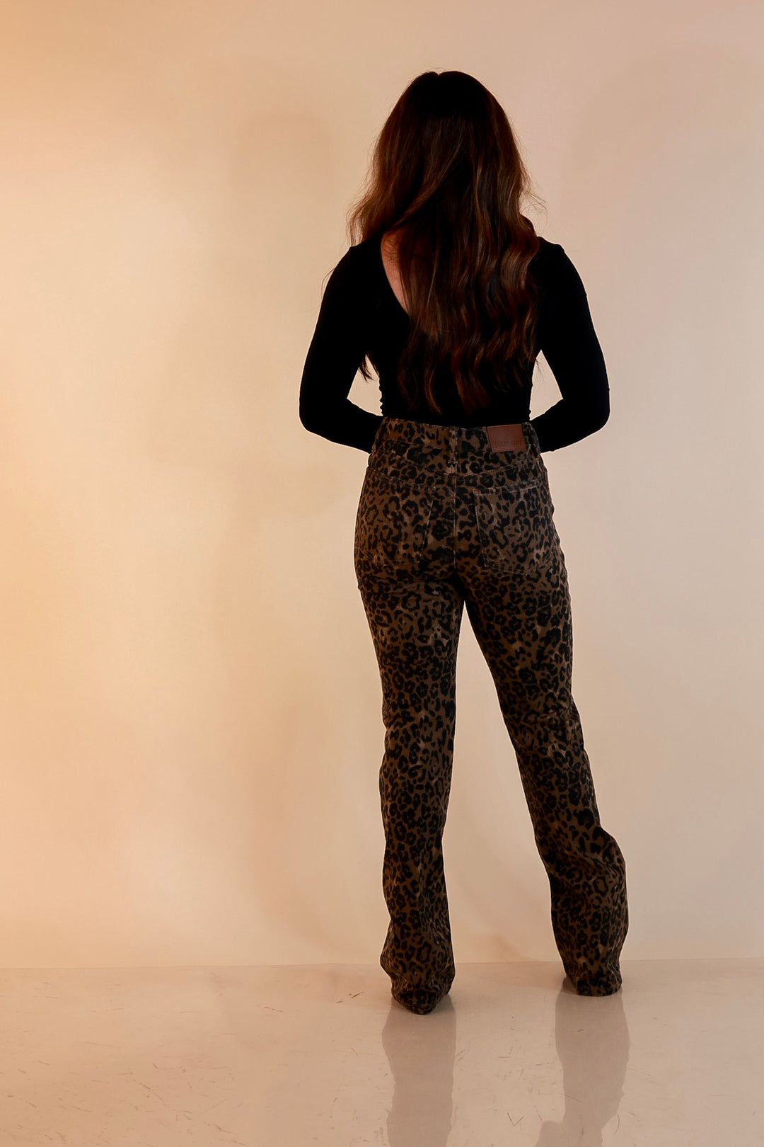 Judy Blue | Untamed Confidence Boot Cut Jeans in Cheetah Print