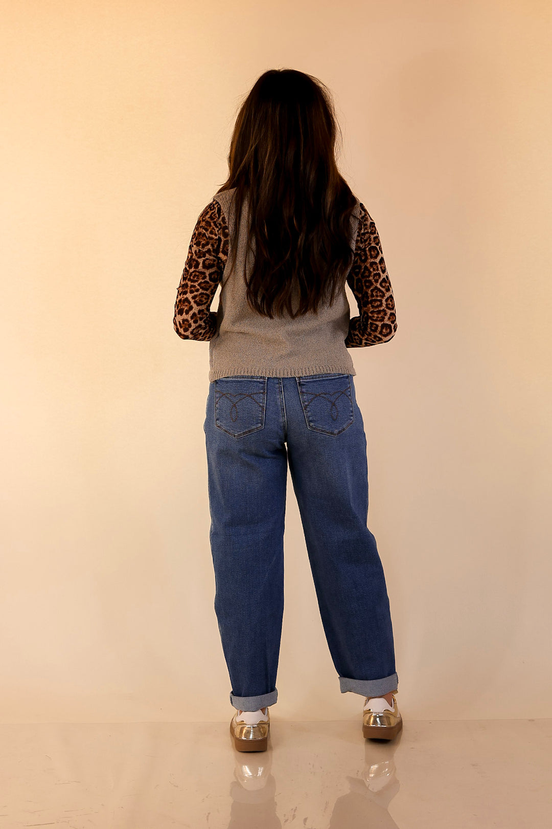 Everyday Staple Textured Knit Sweater Vest in Oatmeal