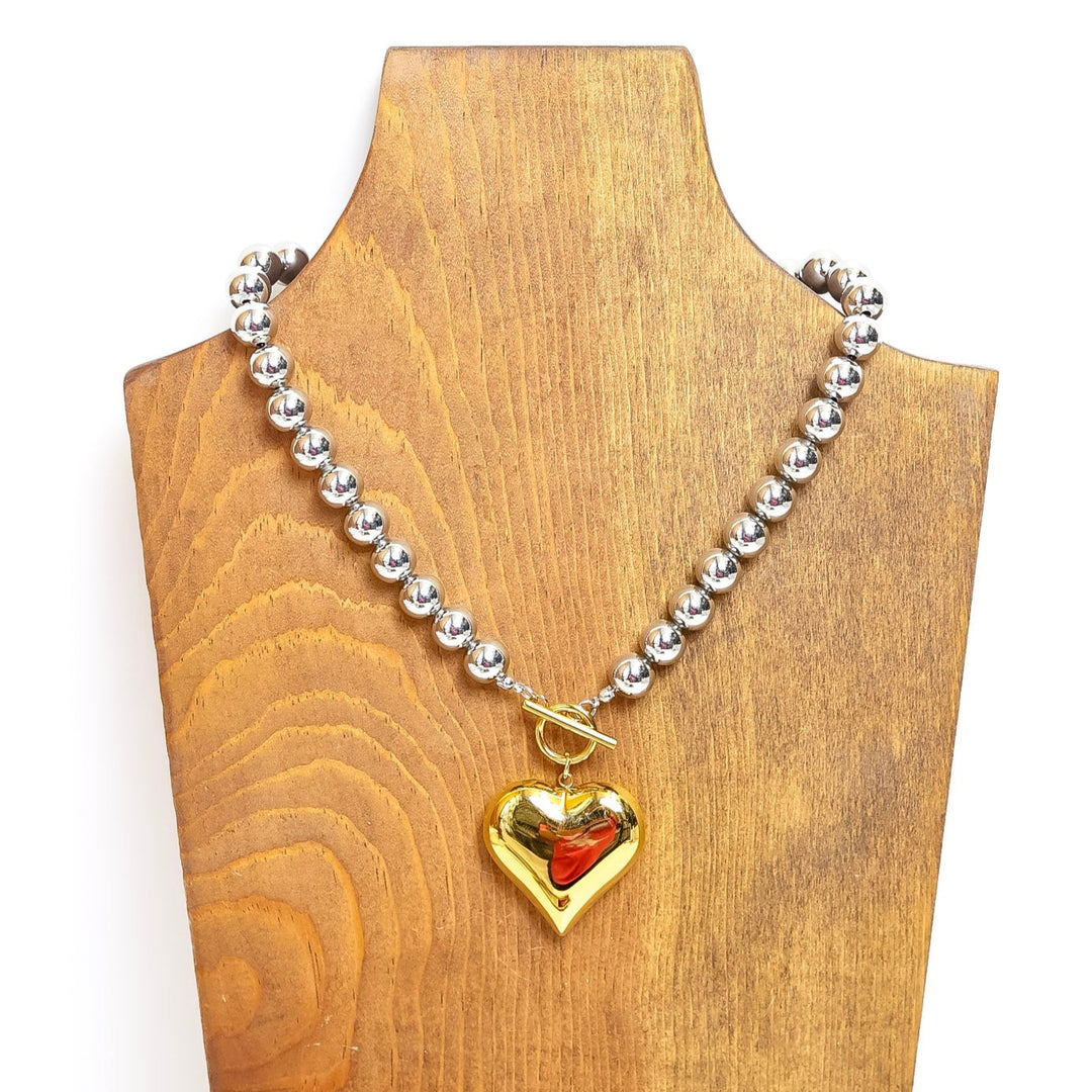 Bracha | Love Big Necklace in Two Tone