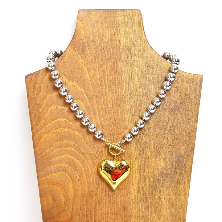 Bracha | Love Big Necklace in Two Tone