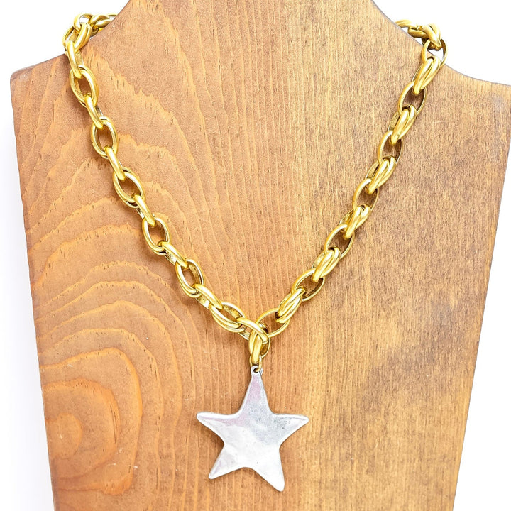 Bracha | Star Shine Two Tone Necklace