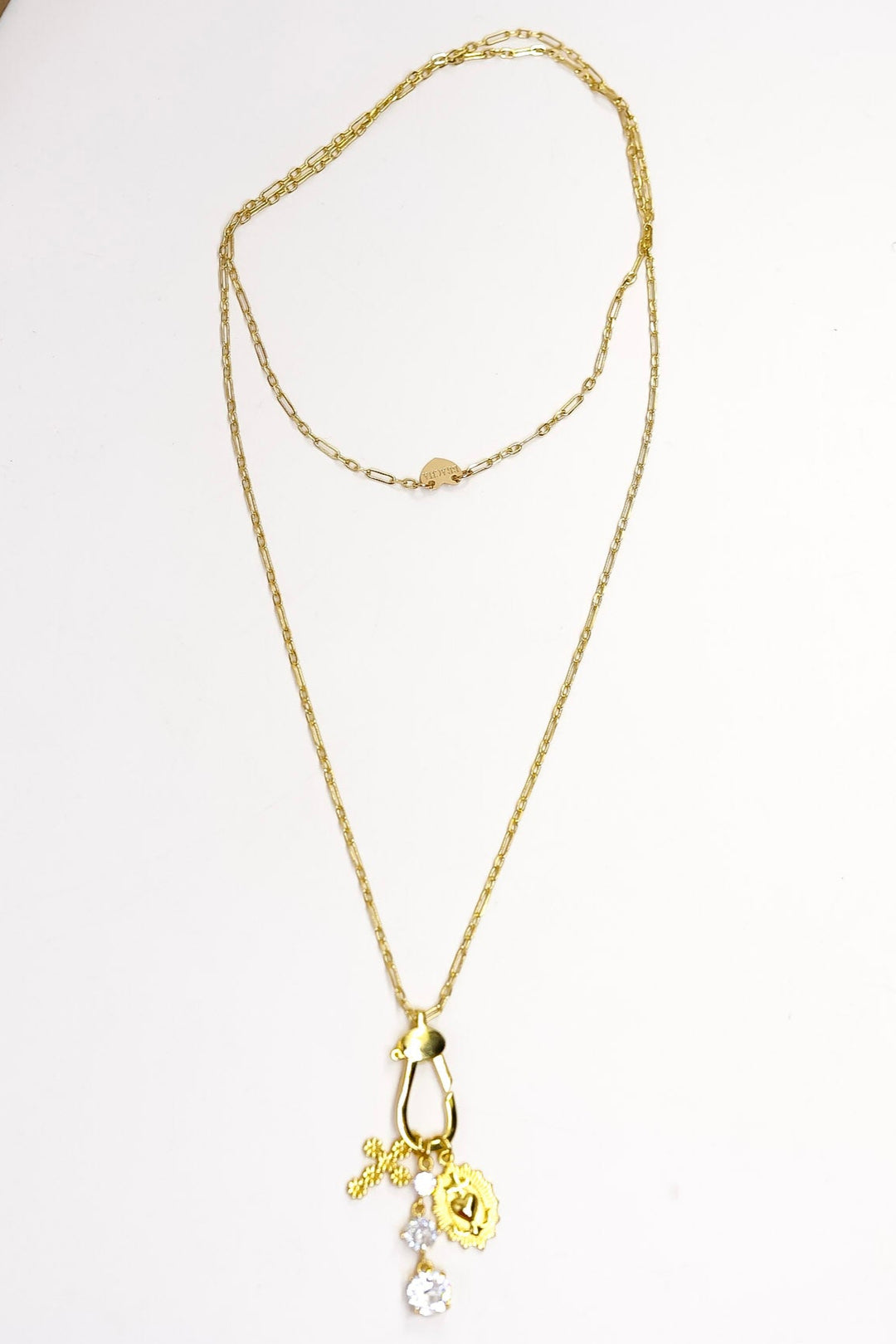 Bracha | Clarity Charm Necklace in Gold