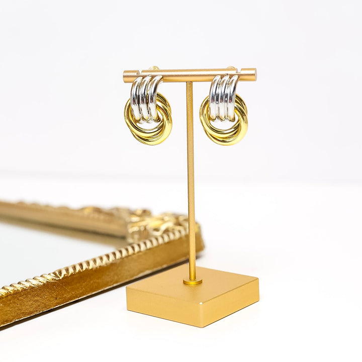 Bracha | Capri Earrings in Two Tone Earrings