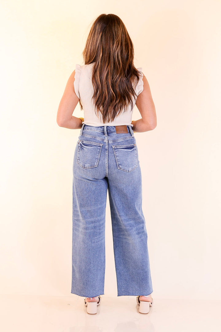 Flirty Frill Scoop Neck Top with Ruffle Sleeves in Ivory