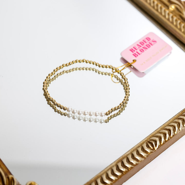 Beaded Blondes | Sophia Gold Bracelet