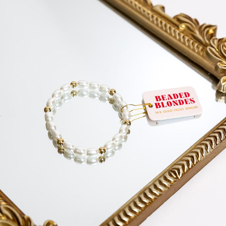 Beaded Blondes | Stacy Pearl Beaded Bracelet
