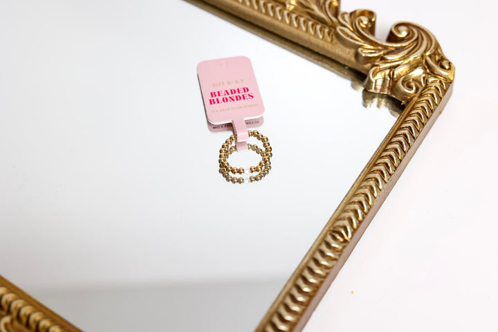 Beaded Blondes | Rev Ring in White