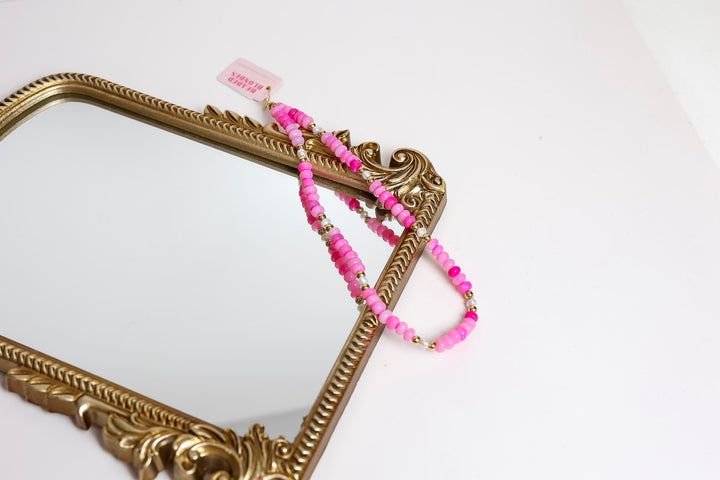 Beaded Blondes | Pink Skies Gemstone Necklace