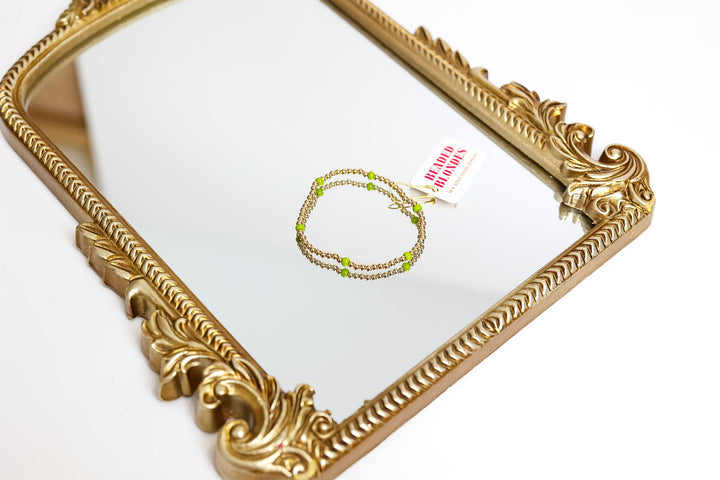 Beaded Blondes | Lime Green Poppi Bracelet