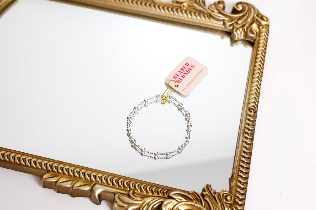 Beaded Blondes | June Bracelet in Silver