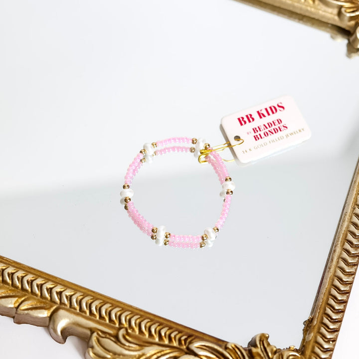 Beaded Blondes | Babies Pink Luster Pearl Bracelet