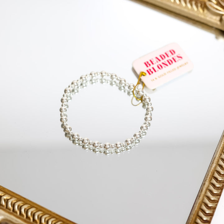 Beaded Blondes | Katy Bracelet in Silver