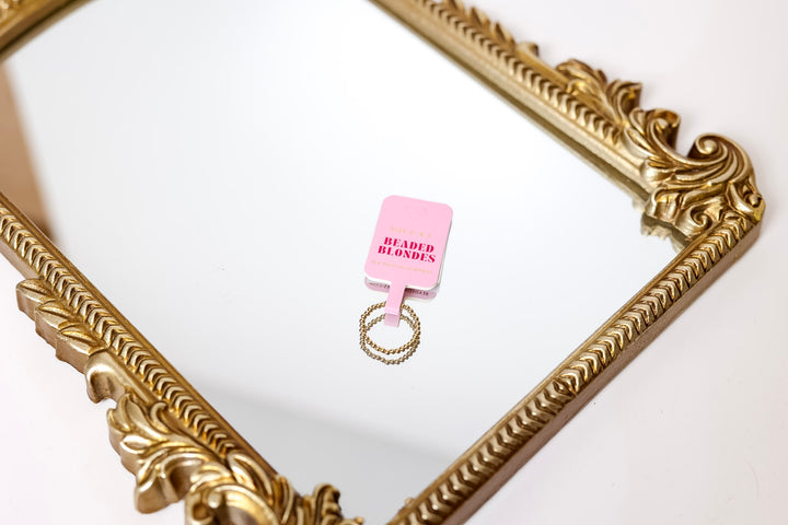 Beaded Blondes | Ella 2.5MM Beaded Band Ring in Gold