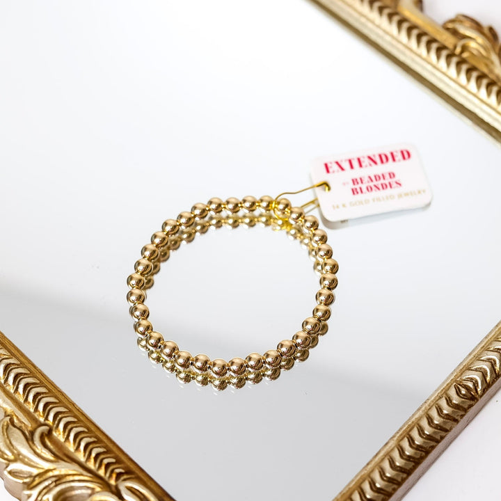 Beaded Blondes | 6MM Gold Beaded Bracelet