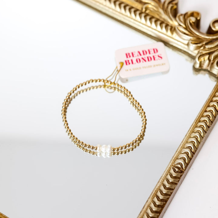 Beaded Blondes | Harper Bracelet in Gold