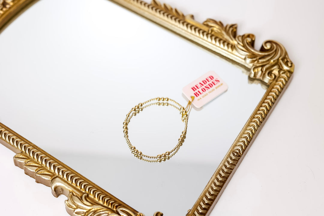 Beaded Blondes | ILY Gold Bracelet